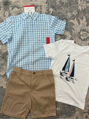 Janie and Jack NWT Kids Boys 3-Piece Set Size 6